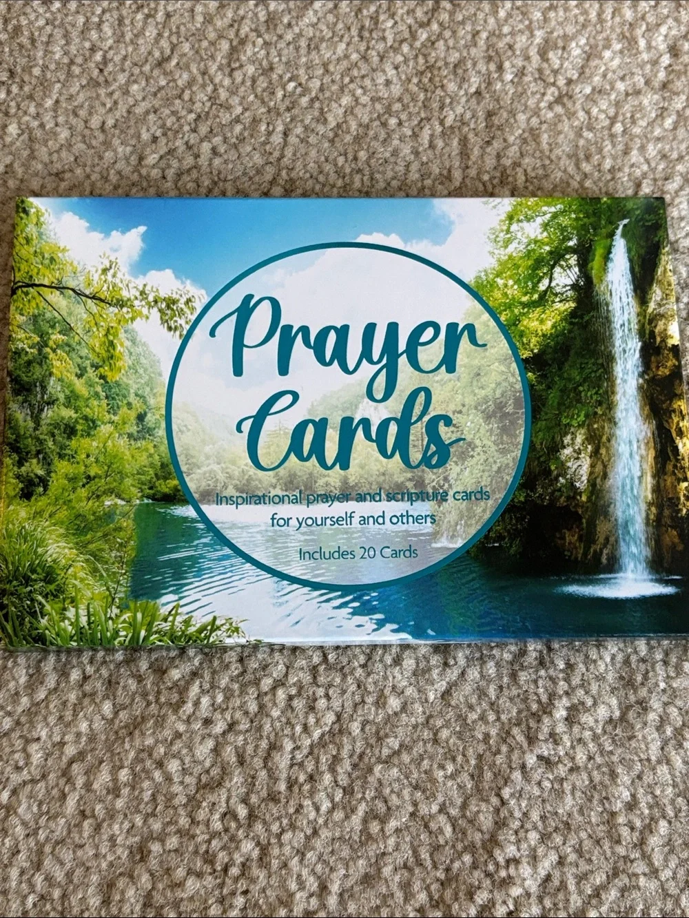 Prayer Cards Box Set - Purple & Blue Floral Designs